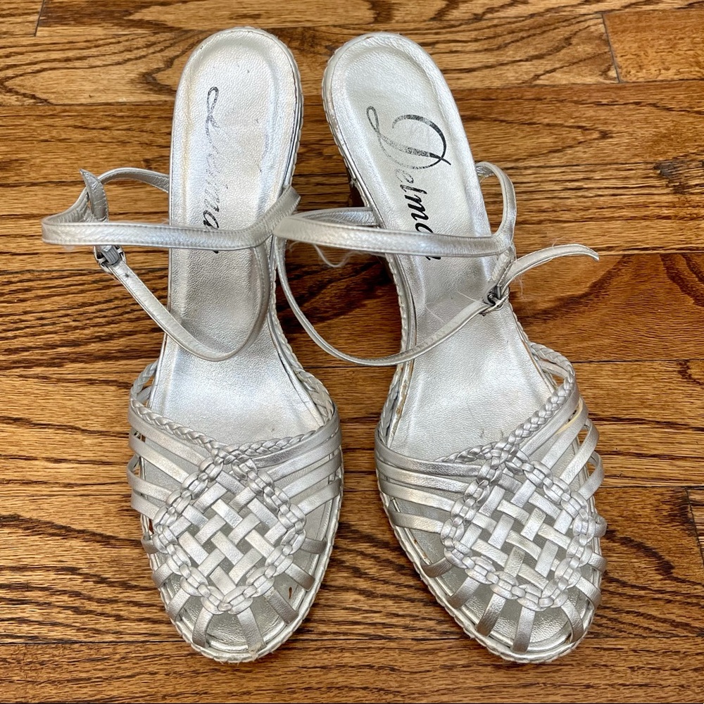 Delman Silver Wedges